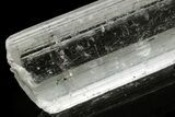 Water-Clear, Selenite Crystal with Hematite Phantom - China #226068-1